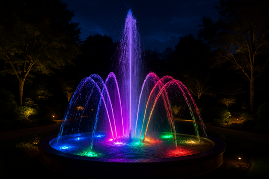 Illuminated Fountain Spectacle