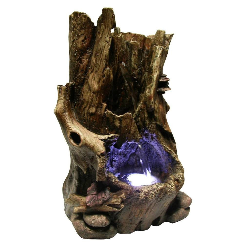 tabletop fountain rainforest LED