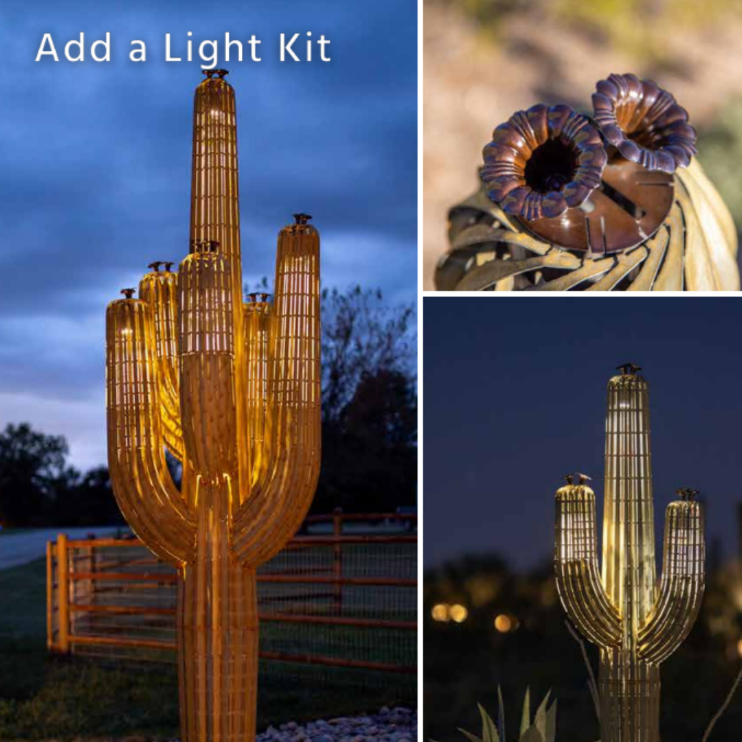 Saguaro Steel Cactus 7 feet With 2 Arms