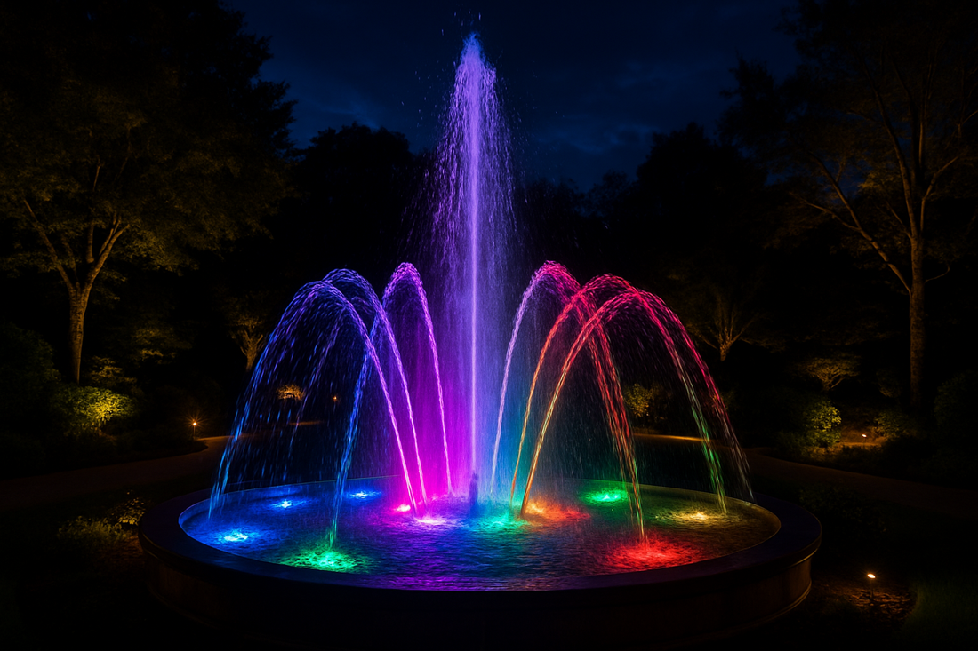 Illuminated Fountain Spectacle