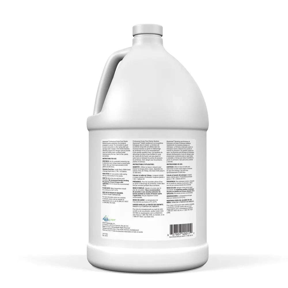 Pond Starter Bacteria Professional Grade – 1 Gal / 3.78 L