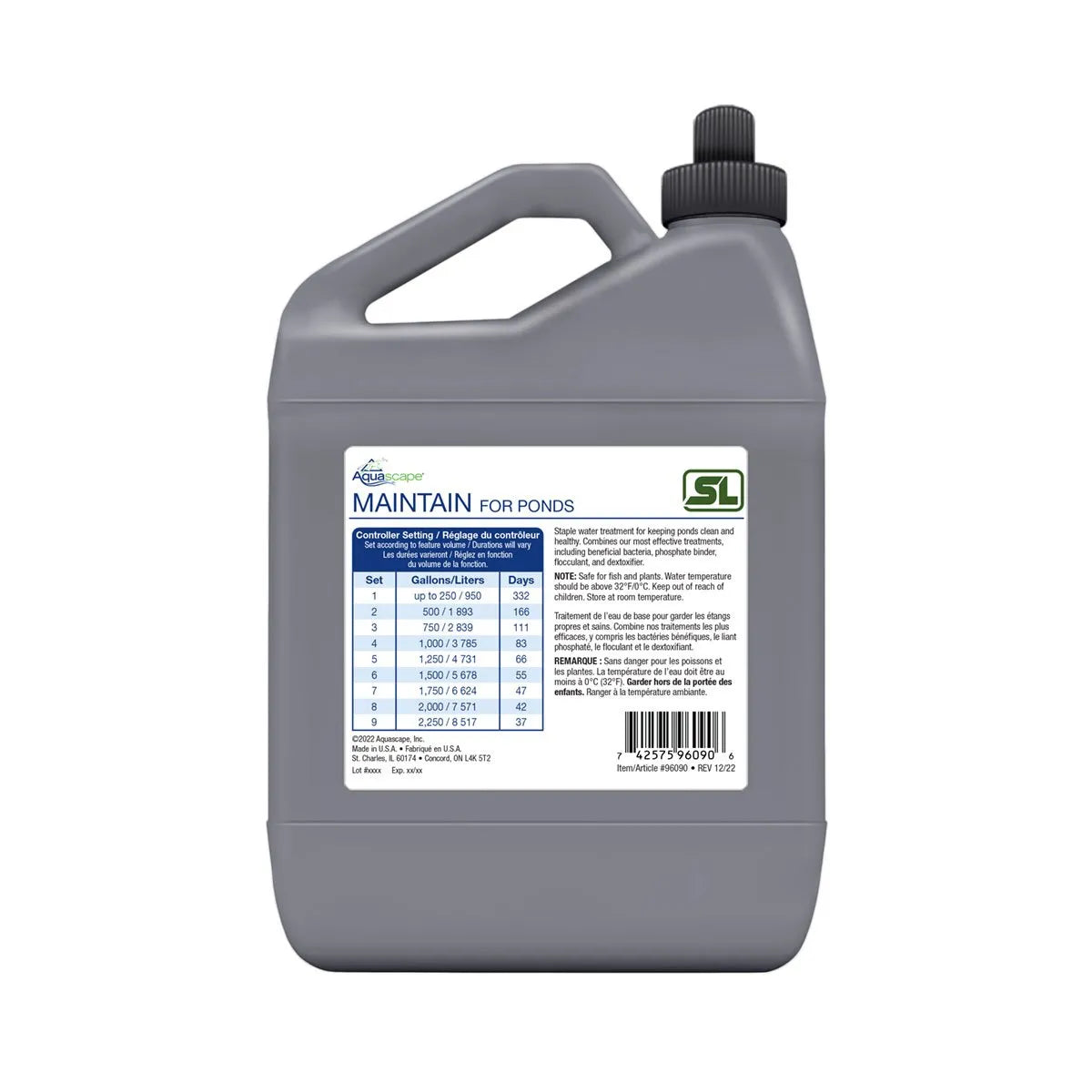 Maintain for Ponds SL
