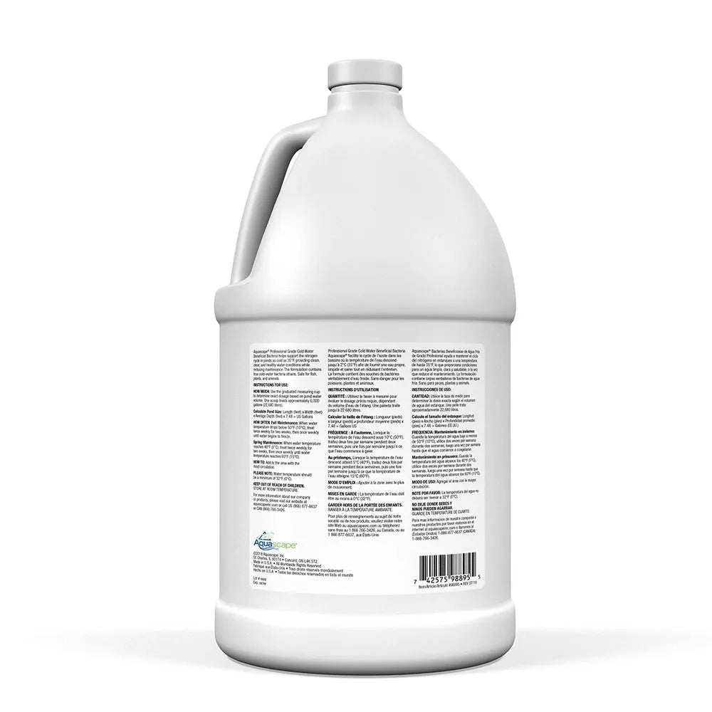 Cold Water Beneficial Bacteria Professional Grade – 1 gal / 3.78 L