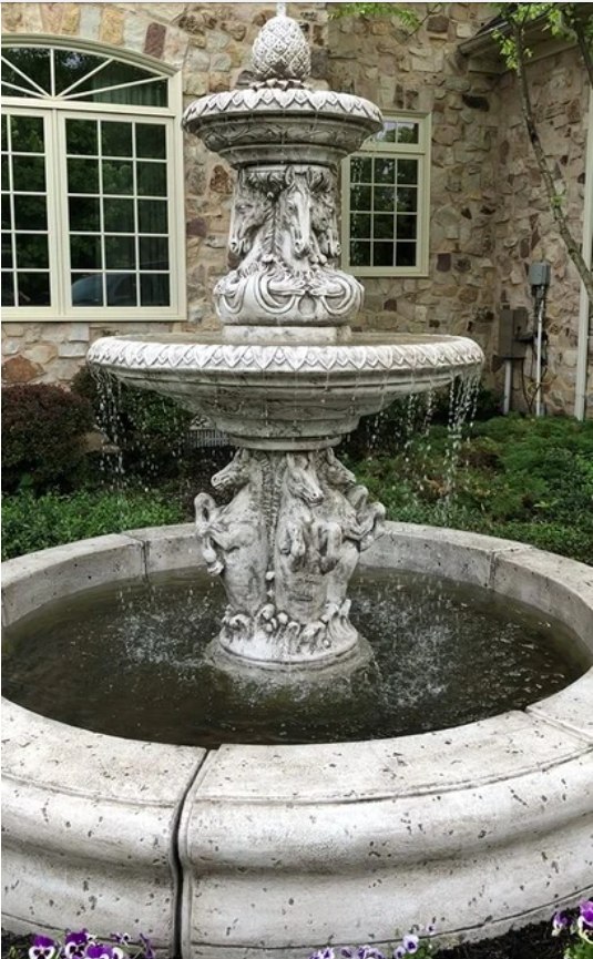 Garden Fountain Outdoor Fountain Cavalli Outdoor Fountain