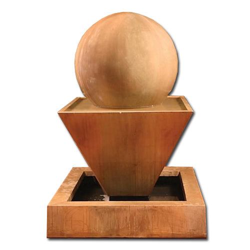 garden fountain stone cascade