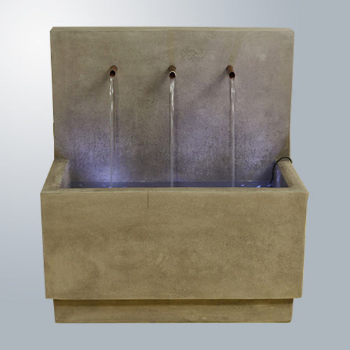 outdoor fountain Tribus Wall