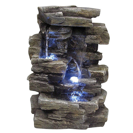 tabletop fountain waterfall LED